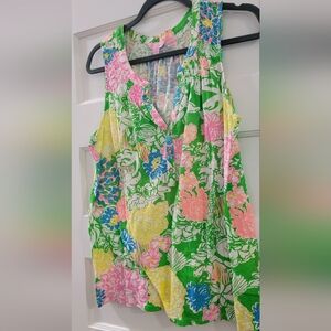 Lilly Pulitzer hibiscus stroll essie tank